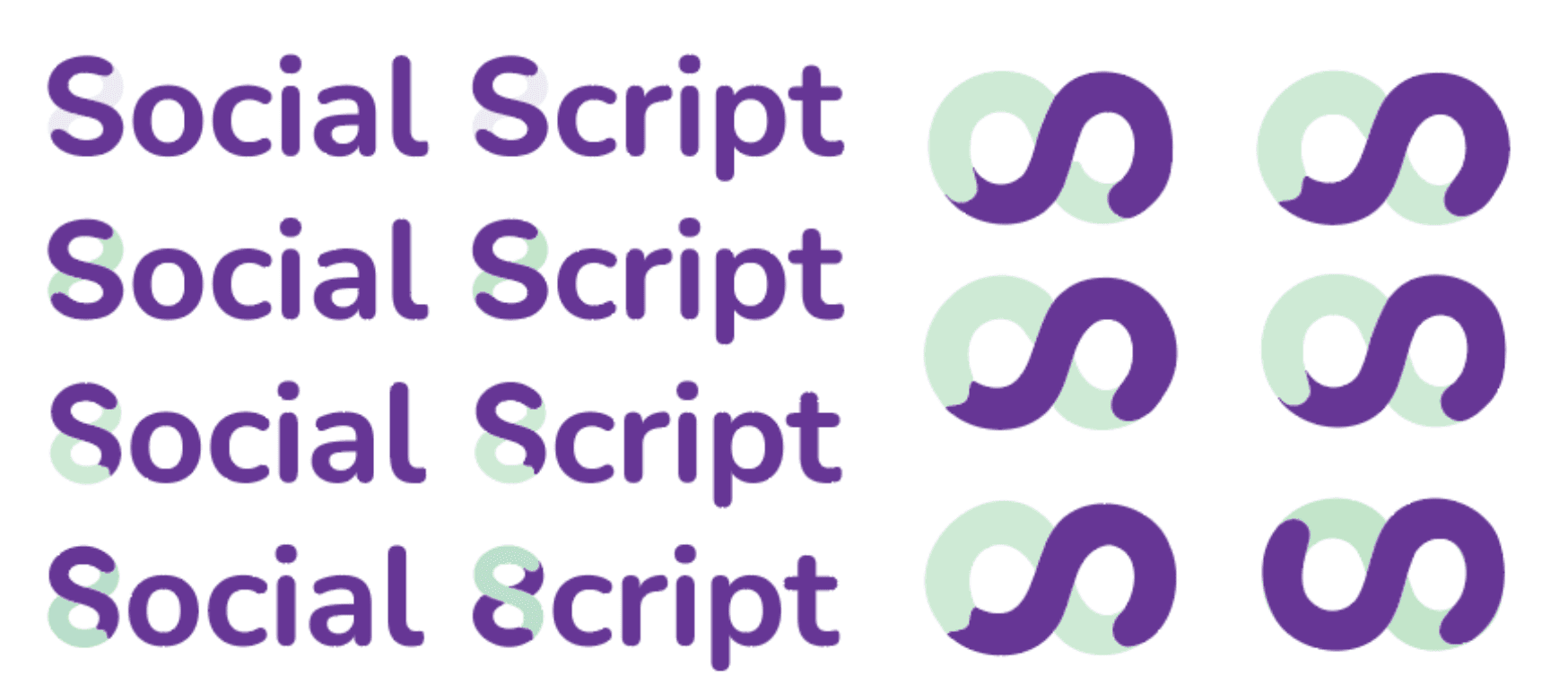 Différentes versions du logo